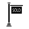 image of a real estate sold sign after real valuation services home appraisal completed