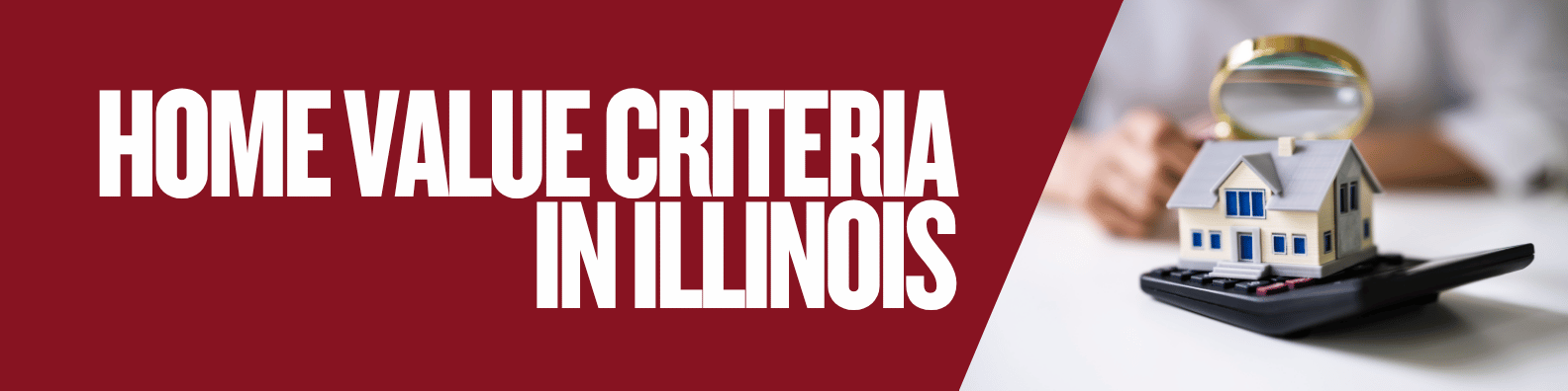 real estate appraisers in illinois, house on calculator
