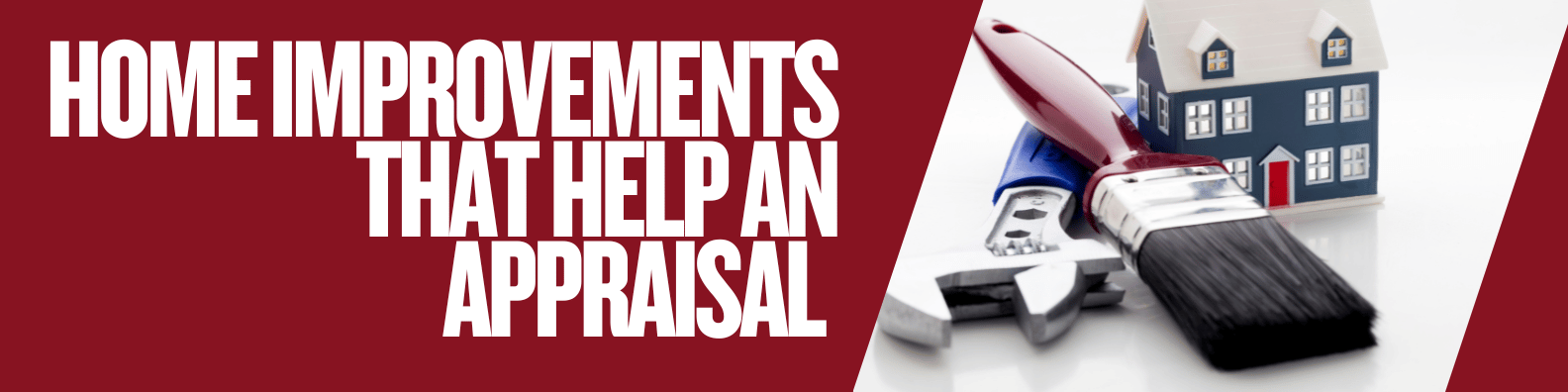 Tools for home appraisal improvements illustration.